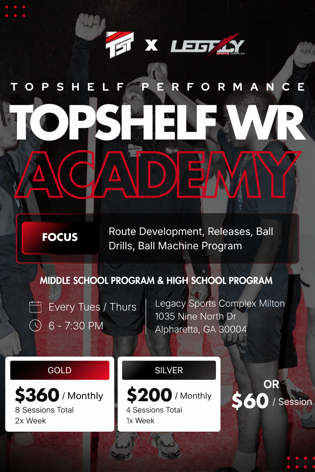 Top Shelf Wide Receiver Academy